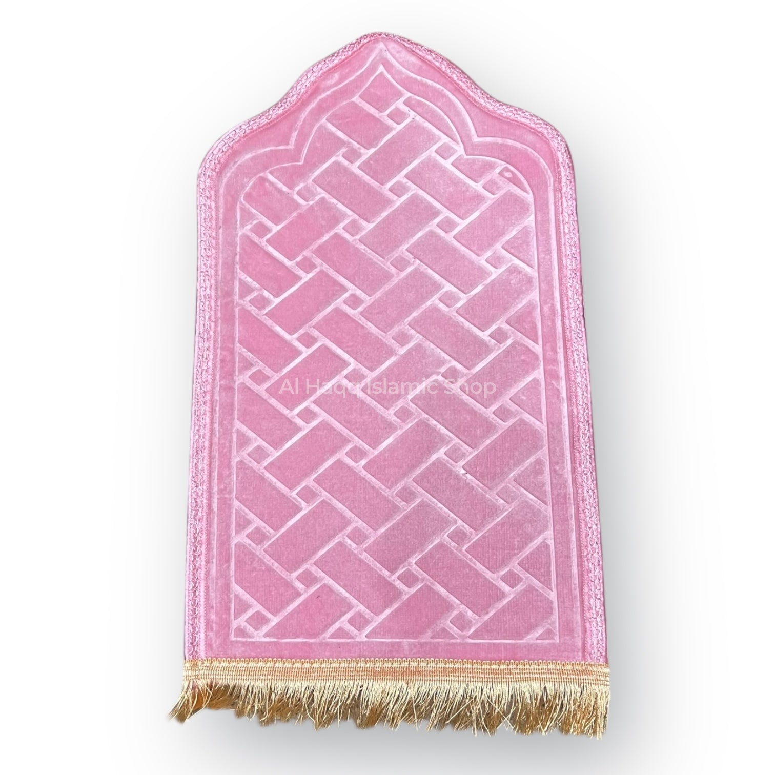 Kids Islamic Prayer Mat 35x60cm Mihrab Arch Design Muslim Salah Mat Small Rug