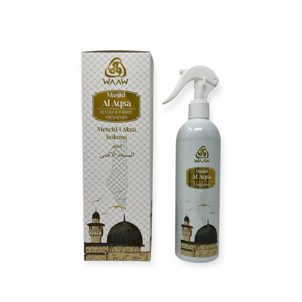 Al Aqsa Room Spray & Fabric Freshener Alcohol Free Halal Air Freshener 400ml