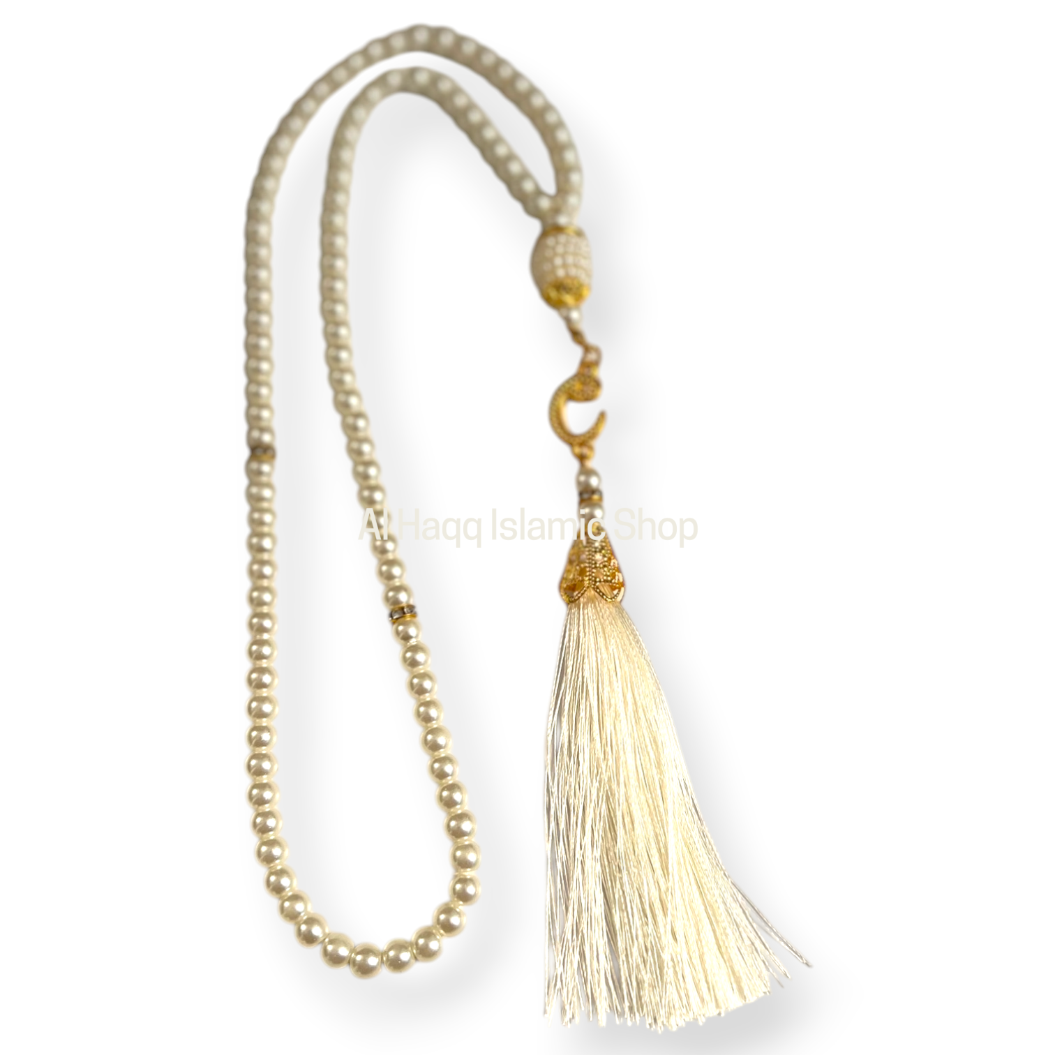 99 Pearl Islamic Prayer Beads Tasbeeh Misbaha Dhikr Muslim Rosary Beads