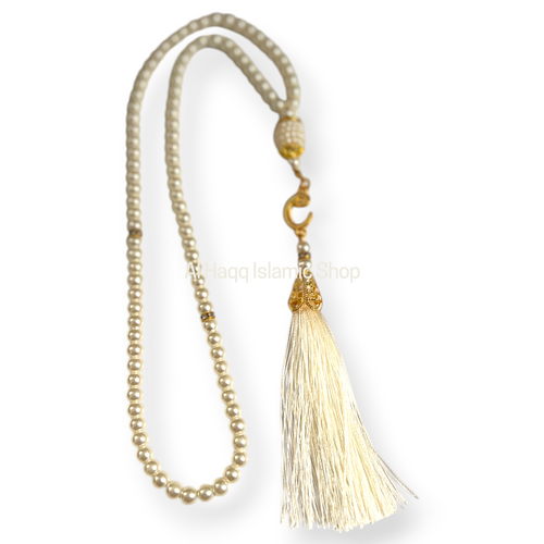 99 Pearl Bead Tasbeeh – Lots of Colours Available Dikr Islam Muslim Prayer Beads