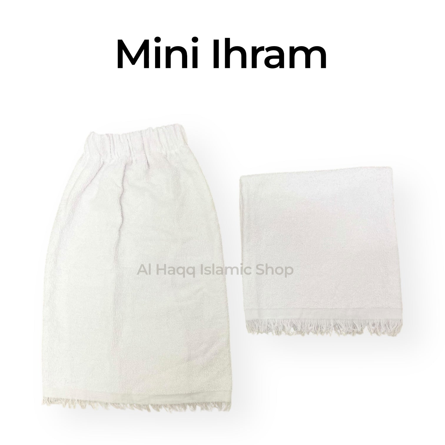 Baby Kids Ihram Set Turkish Cotton Hajj Umrah Islamic Pilgrimage Toddler Travel Set