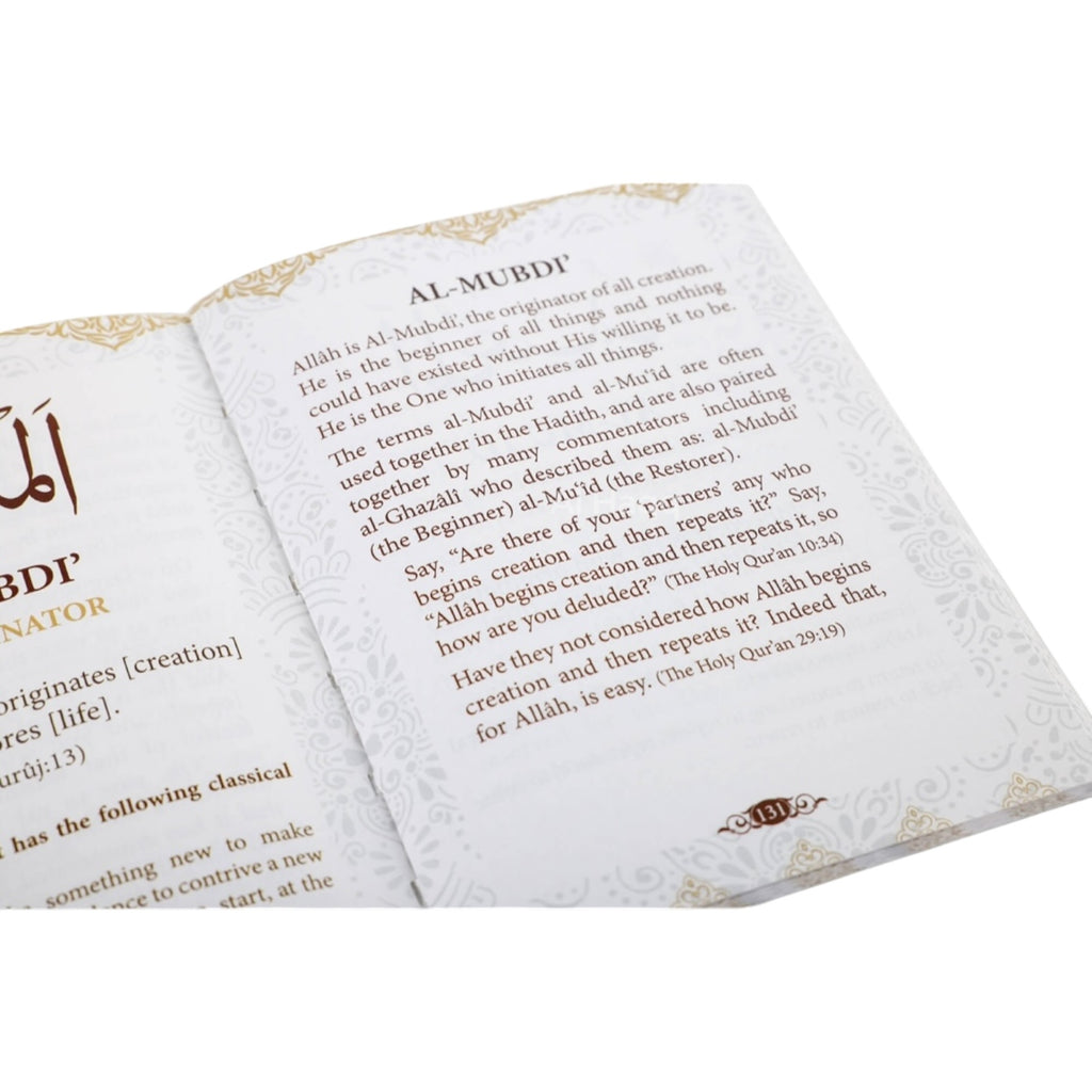 99 Names of Allah Book Pocket Size Asmaul Husna Meanings & Explanations Islamic Book