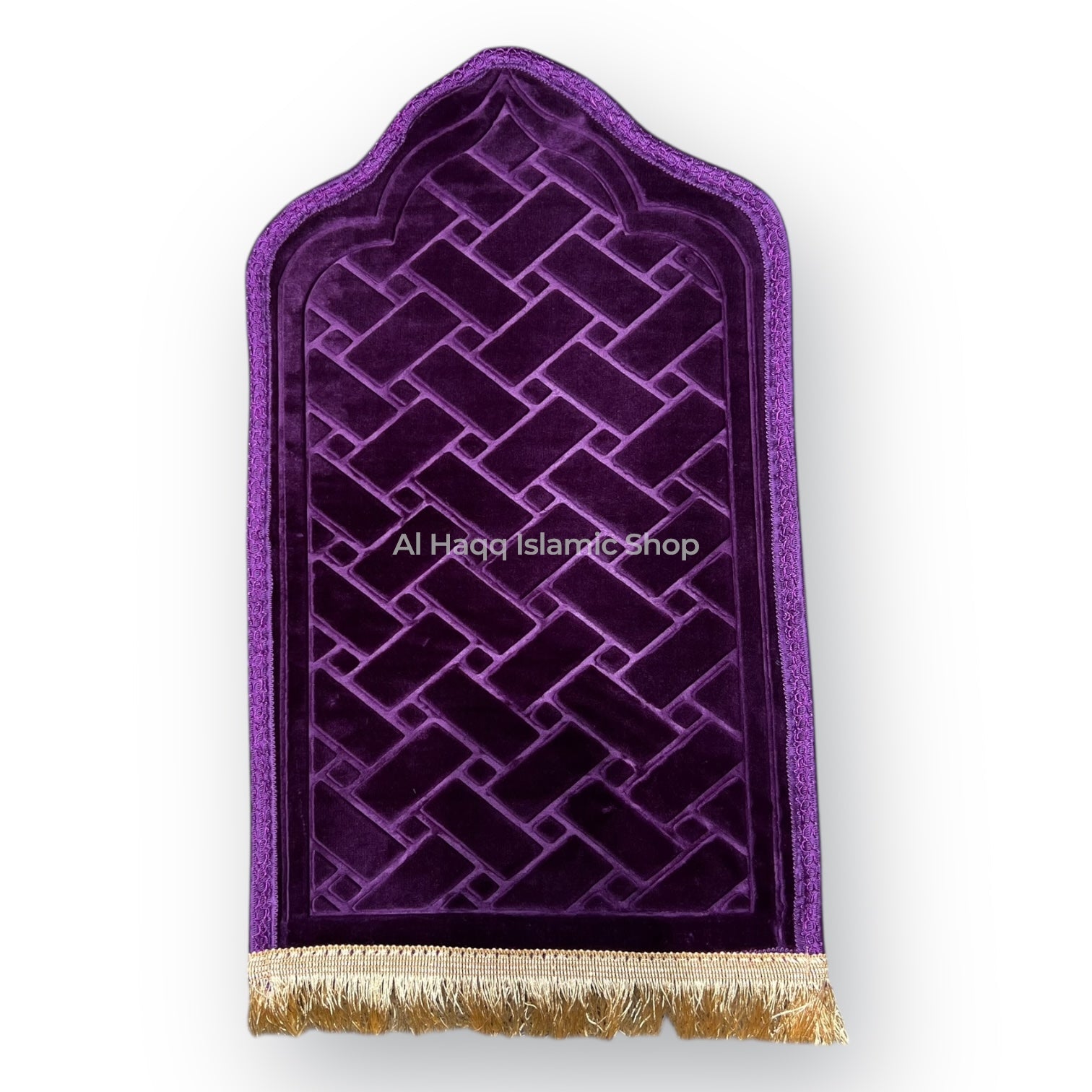 Kids Islamic Prayer Mat 35x60cm Mihrab Arch Design Muslim Salah Mat Small Rug