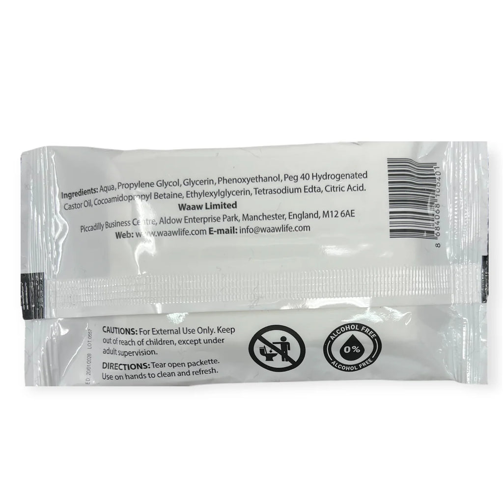 Fragrance Free Ihram Wipes Pocket Pack 15 Cleansing Travel Wipes Hajj Umrah