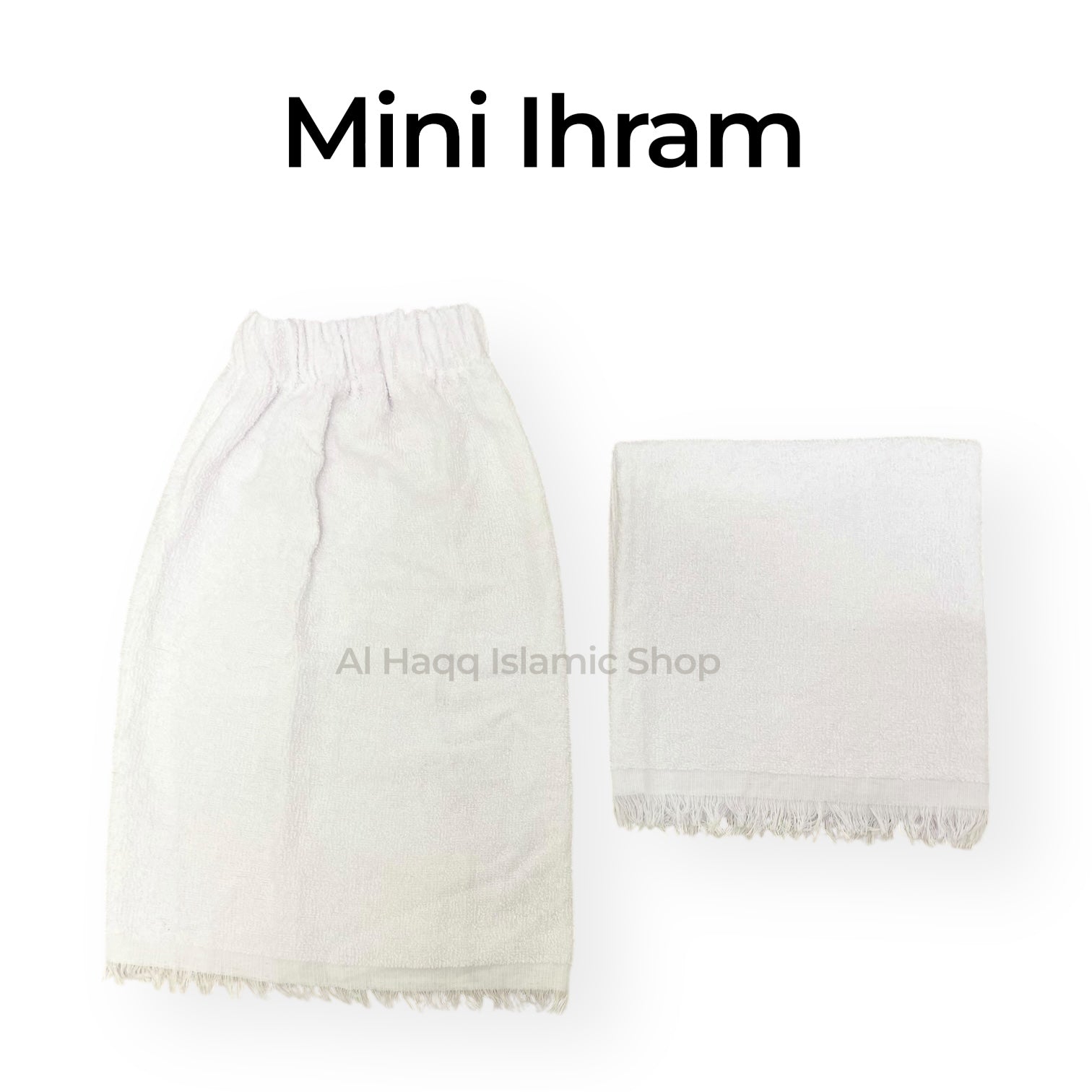 Baby Kids Ihram Set Turkish Cotton Hajj Umrah Islamic Pilgrimage Toddler Travel Set