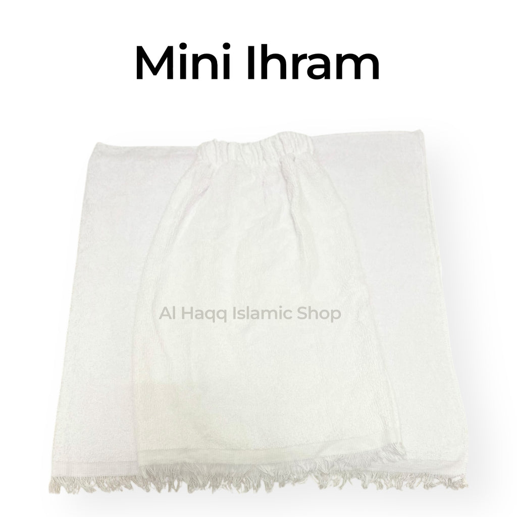 Baby Kids Ihram Set Turkish Cotton Hajj Umrah Islamic Pilgrimage Toddler Travel Set