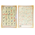 Arabic Alphabet Chart A4 Laminated Educational Poster Kids Islamic Learning Card